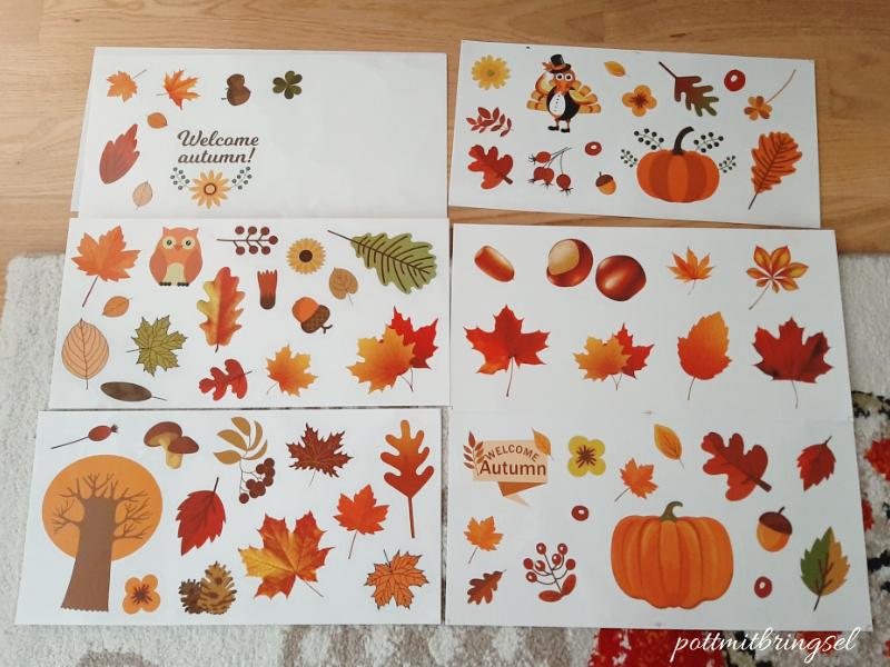 Die Herbstbilder vom letzten Jahr werden ausgepackt.