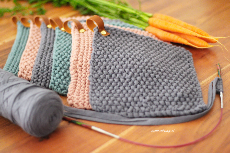 Urlaubs-DIY-Projekt: Topflappen stricken